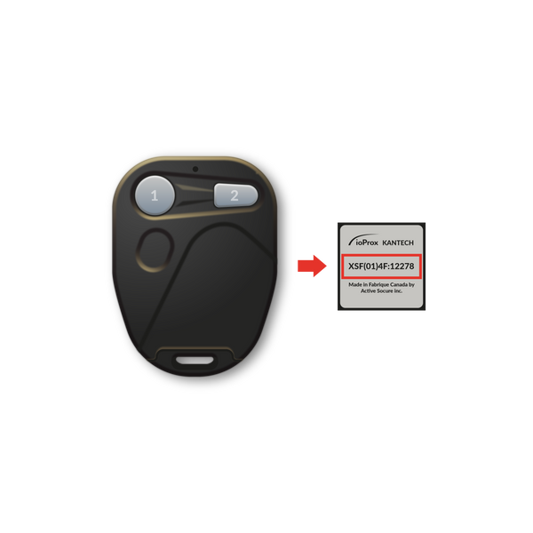 Duplicate Kantech ioProx Remote – RFID Sticker + Programmable Remote
