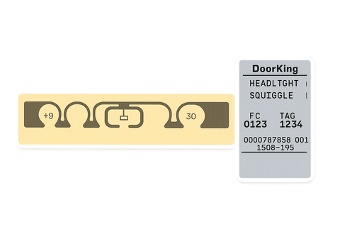 Copy your UHF DKS windshield / parking tag - Copy by serial number