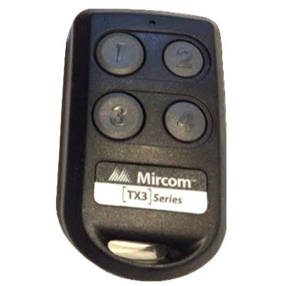 OEM Mircom TX3-WRT-4H Key Fob Transmitter (4-Button Remote) | TX3 Series for Property Management