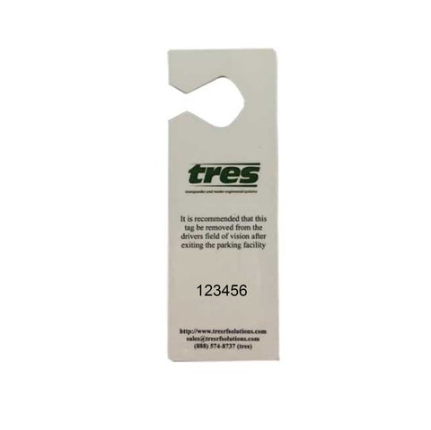 Copy your Tres UHF parking tag - Clone From Home Kit