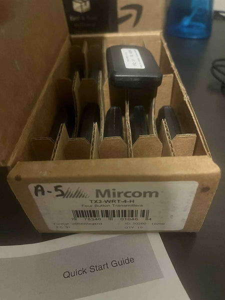 OEM Mircom TX3-WRT-4H key fob Transmitter(4 Button) Remotes