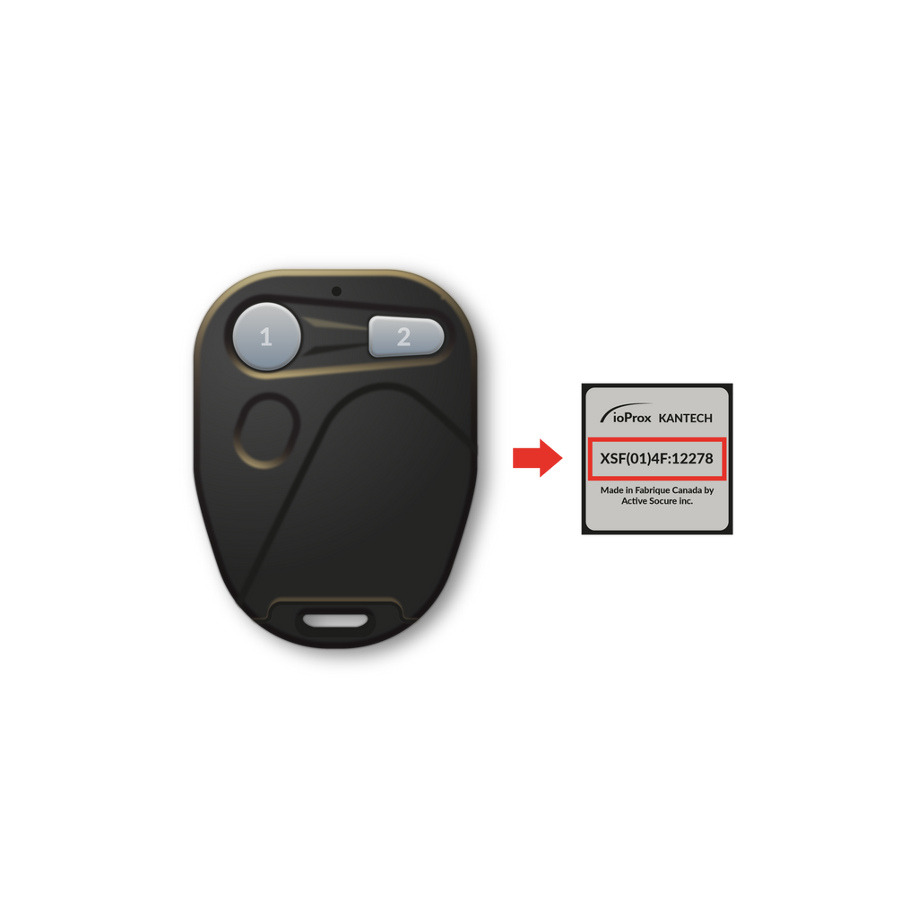 Duplicate Your ioProx Kantech Remote Copy by Serial Number (RFID function only not remote) - SUMOKEY